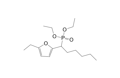 2-(1-Diethoxyphosphorylhexyl)-5-ethylfuran