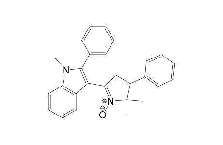 5,5-Dimethyl-2-(1'-methyl-2'-phenylindol-3'-yl)-4-phenyl-1-pyrroline 1-oxide