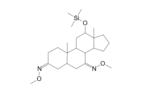 5.ALPHA.-ANDROSTAN-12.ALPHA.-OL-3,7-DIONE(3,7-DI-O-METHYLOXIME-12.ALPHA.-TRIMETHYLSILYL ETHER)