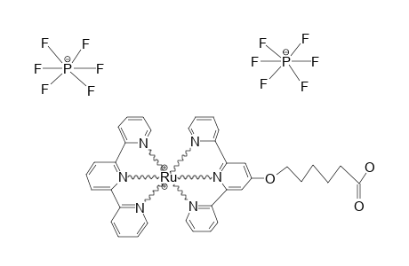 [4'-(5-CARBOXYPENTYL)-2,2':6',2''-TERPYRIDINE]-(2,2':6',2''-TERPYRIDINE)-RUTHENIUM-(II)-HEXAFLUOROPHOSPHATE