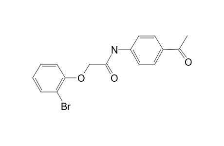 2-(2-bromanylphenoxy)-N-(4-ethanoylphenyl)ethanamide