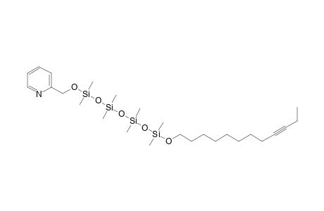 9-Dodecyn-1-ol, dimethyl(dimethyl(dimethyl(dimethyl(pyrid-2-ylmethoxy)silyloxy)silyloxy)silyloxy)silyl ether