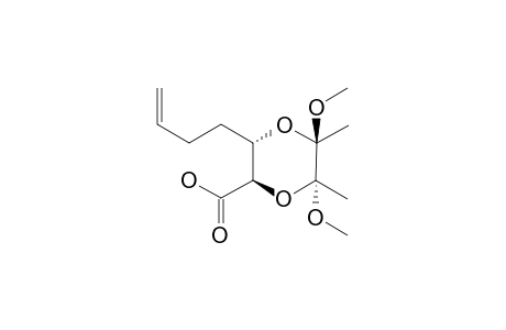 (2R,3S,5R,6R)-3-But-3-enyl-5,6-dimethoxy-5,6-dimethyl-[1,4]dioxane-2-carboxylic acid