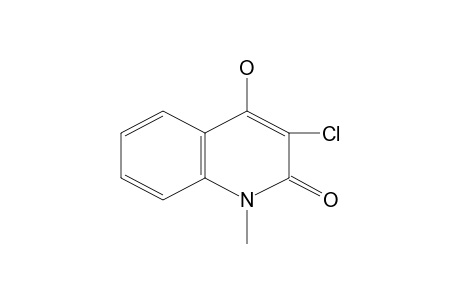 3-chloro-4-hydroxy-1-methylcarbostyril