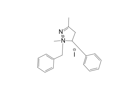 1,3-Dimethyl-1-benzyl-5-phenyl-2-pyrazolinium iodide
