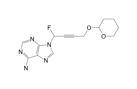 [9-(1-fluoro-4-tetrahydropyran-2-yloxy-but-2-ynyl)purin-6-yl]amine