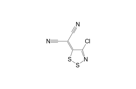 2-(4-Chloro-5H-1,2,3-dithiazol-5-ylidene)malononitrile