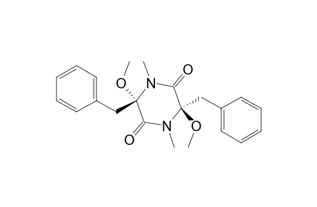 TRANS-3,6-DIBENZYL-3,6-DIMETHOXY-1,4-DIMETHYL-PIPERAZINE-2,5-DIONE