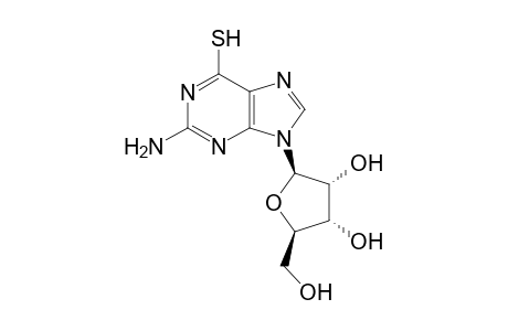 2-amino-9-(beta-D-ribofuranosyl)-9H-purine-6-thiol
