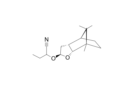 [2R-(2-ALPHA(R*),3A-ALPHA,4-ALPHA,7-ALPHA,7A-ALPHA)]-2-[(OCTAHYDRO-7,8,8-TRIMETHYL-4,7-METHANOBENZOFURANE-2-YL)-OXY]-BUTANENITRILE