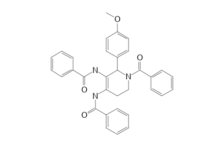 4,5-Dibenzamido-1-benzoyl-6-(4-methoxyphenyl)-1,2,3,6-tetrahydropyridine