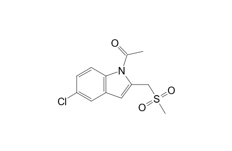 1H-Indole, 1-acetyl-5-chloro-2-[(methylsulfonyl)methyl]-