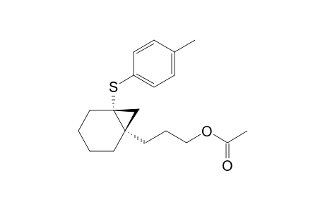 3-[(1S,6R)-6-(4-methylphenyl)sulfanyl-1-bicyclo[4.1.0]heptanyl]propyl acetate