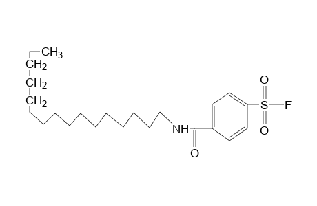 p-(hexadecylcarbamoyl)benzenesulfonyl fluoride