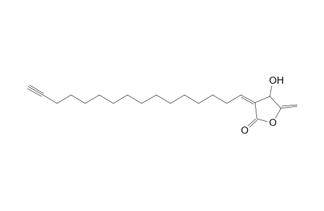 (3R,2Z)-2-hexadec-15-ynylidene-3-hydroxy-4-methylenebutanolide