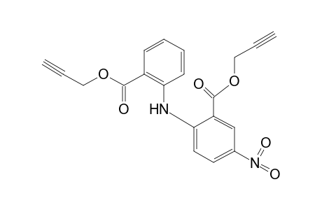 5-nitro-2,2'-iminodibenzoic acid, di-2-propynyl ester