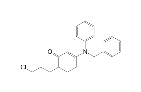 3-(N-BENZYLANILINO)-6-(3-CHLOROPROPYL)-CYCLOHEX-2-ENONE