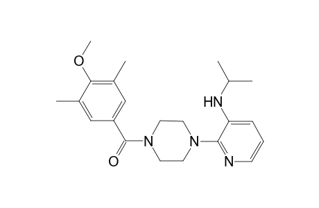 1-(3,5-Dimethyl-4-methoxybenzoyl)-4-[3-(1-methylethyl)amino]-2-pyridyl]piperazine