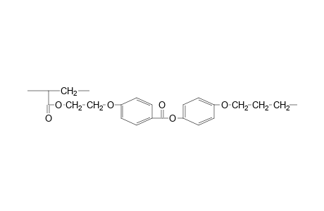 Poly[1-(butoxy-1,4-phenyleneoxy-1,4-benzoyloxyethyleneoxycarbonyl)ethylene]