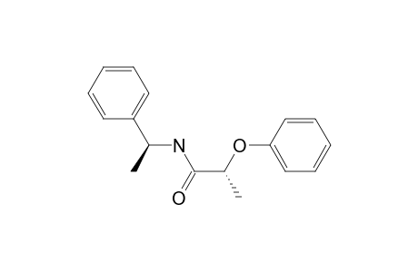 (2R)-2-phenoxy-N-[(1S)-1-phenylethyl]propanamide