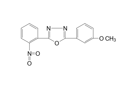 2-(m-methoxyphenyl)-5-(o-nitrophenyl)-1,3,4-oxadiazole