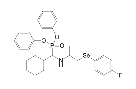 Diphenyl [Cyclohexyl({1-[(4-fluorophenyl)selanyl]propan-2-yl}-amino)methyl]phosphonate