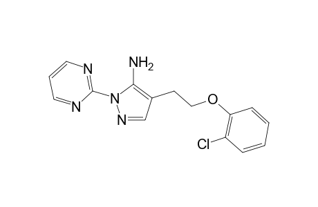 1H-Pyrazol-5-amine, 4-[2-(2-chlorophenoxy)ethyl]-1-(2-pyrimidinyl)-