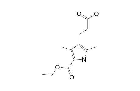 3-(5-Ethoxycarbonyl-2,4-dimethyl-1H-pyrrol-3-yl)propanoic acid