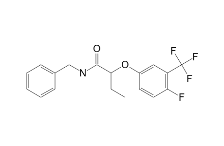 N-(benzyl)-2-[4-fluoro-3-(trifluoromethyl)phenoxy]butyramide