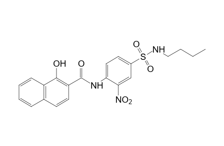 4'-(butylsulfamoyl)-1-hydroxy-2'-nitro-2-naphthanilide