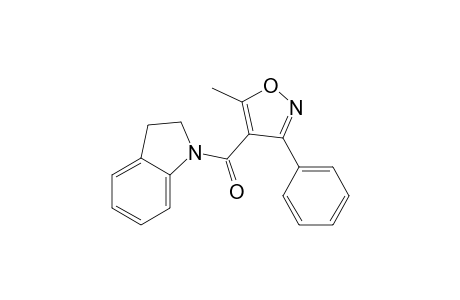 1-[(5-Methyl-3-phenyl-4-isoxazolyl)carbonyl]indoline