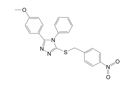 3-(4-Methoxyphenyl)-5-[(4-nitrobenzyl)thio]-4-phenyl-1,2,4-triazole