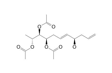 (2R,3R,4R,8R,E)-8-Hydroxyundeca-6,10-diene-2,3,4-triyl triacetate