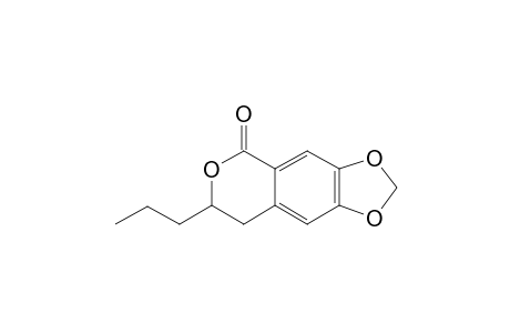 (+/-)-3-N-PROPYL-6,7-(METHYLENEDIOXY)-3,4-DIHYDROISOCOUMARIN