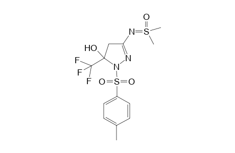 5-HYDROXY-3-(S,S-DIMETHYLSULFOXIMIDO)-5-TRIFLUOROMETHYL)-4,5-DIHYDRO-1H-1-(PARA-TOSYLPYRAZOLE)