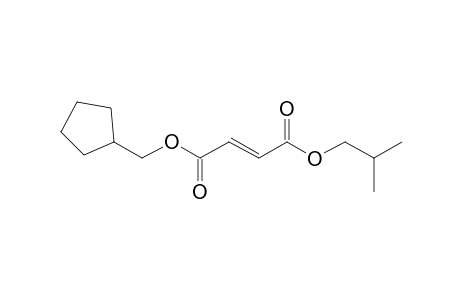 Fumaric acid, cyclopentylmethyl isobutyl ester