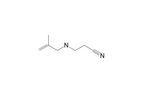 3-(2-Methylprop-2-enylamino)propanenitrile