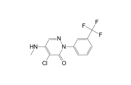 3(2H)-Pyridazinone, 4-chloro-5-(methylamino)-2-[3-(trifluoromethyl)phenyl]-