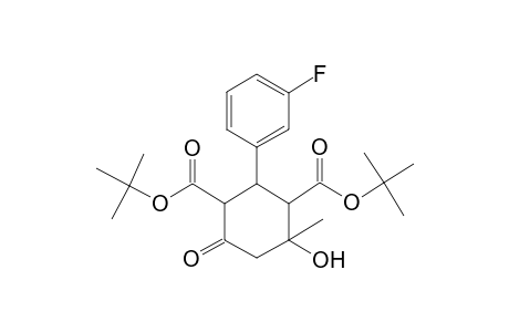 1,3-cyclohexanedicarboxylic acid, 2-(3-fluorophenyl)-4-hydroxy-4-methyl-6-oxo-, bis(1,1-dimethylethyl) ester