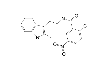 2-Chloro-N-[2-(2-methyl-1H-indol-3-yl)ethyl]-5-nitrobenzamide