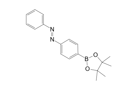 (E)-1-Phenyl-2-(4-(4,4,5,5-tetramethyl-1,3,2-dioxaborolan-2-yl)- phenyl)diazene