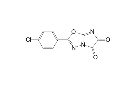 2-(4-Chlorophenyl)imidazo[2,1-b][1,3,4]oxadiazol-5,6-dione