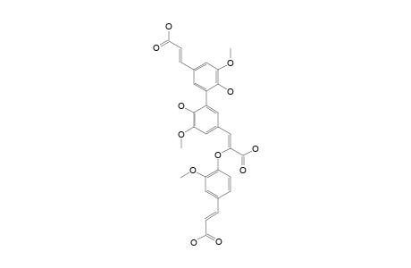 #6;4-O-8',5'-5''-DEHYDROTRIFERULIC-ACID;Z-3-[5'-(E-2-CARBOXYVINYL)-6,2'-DIHYDROXY-5,3'-DIMETHOXYBIPHENYL-3-YL]-2-[4-(E-2-CARBOXYVINYL)-2-METHOXYPHENOXY]-