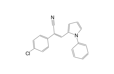 (2Z)-2-(4-chlorophenyl)-3-(1-phenyl-1H-pyrrol-2-yl)-2-propenenitrile