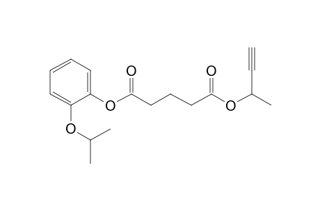 Glutaric acid, but-3-yn-2-yl 2-isopropoxyphenyl ester