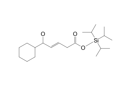 (E)-5-cyclohexyl-5-hydroxy-3-pentenoic acid tri(propan-2-yl)silyl ester