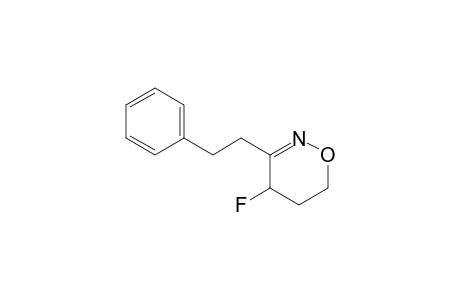 4-Fluoro-3-(phenylethyl)-5,6-dihydro-4H-(1,2)-oxazine