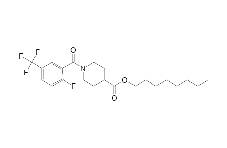 Isonipecotic acid, N-(2-fluoro-5-trifluoromethylbenzoyl)-, octyl ester