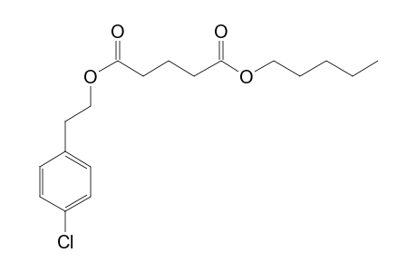 Glutaric acid, 2-(4-chlorophenyl)ethyl pentyl ester