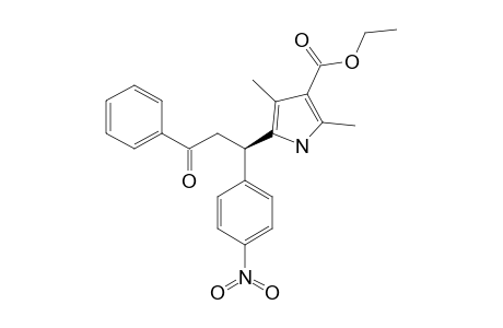 RAC-ETHYL-2,4-DIMETHYL-5-[1'-(4''-NITROPHENYL)-3'-OXO-3'-PHENYLPROPYL]-1H-PYRROLE-3-CARBOXYLATE